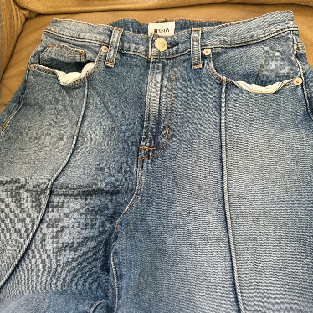 Women's Hudson Zoeey High Rise Straight Crop Jeans